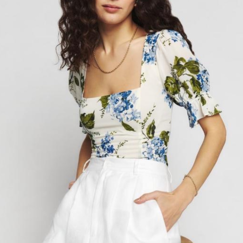 Reformation Floral Top / Size 2